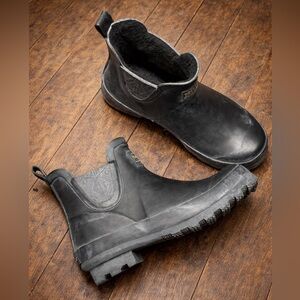 Pendleton Chelsea fleece lined rubber rain booties